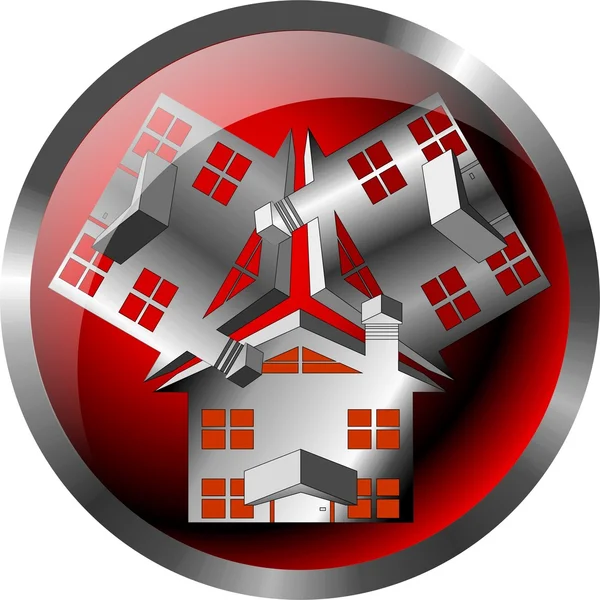 Logo des Immobilienmarktführers — Stockfoto