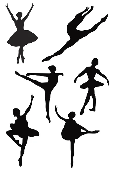 Ballet dancers for your design — Stock Vector © Kudryashka #5376852