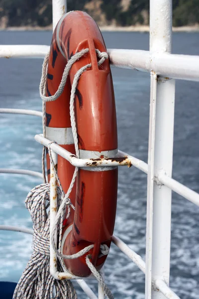 Life Saving Belt Tourist Boat — Stock Photo, Image