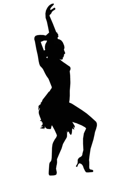 Dance silhouette — Stock Photo, Image