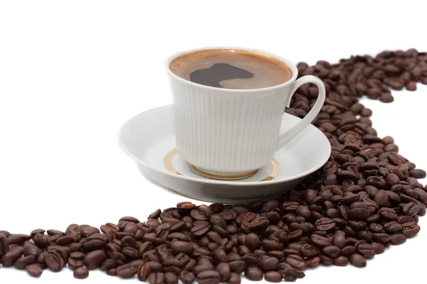 stock image Aromatic and delicious cup of coffee