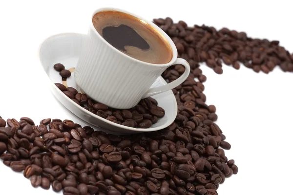 stock image Aromatic and delicious cup of coffee