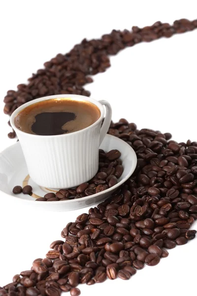 stock image Aromatic and delicious cup of coffee