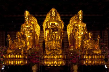 The three Chinese Buddha clipart