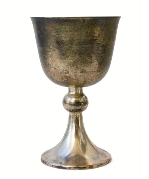 stock image Old silver cup
