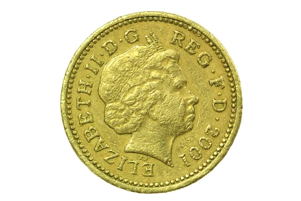 1 英镑硬币 — 图库照片