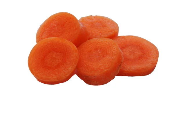 Gesneden wortelen — Stockfoto
