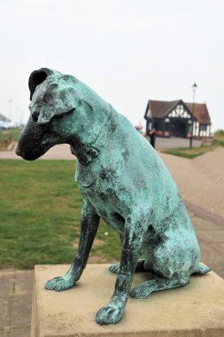 Statue of faithful hound clipart