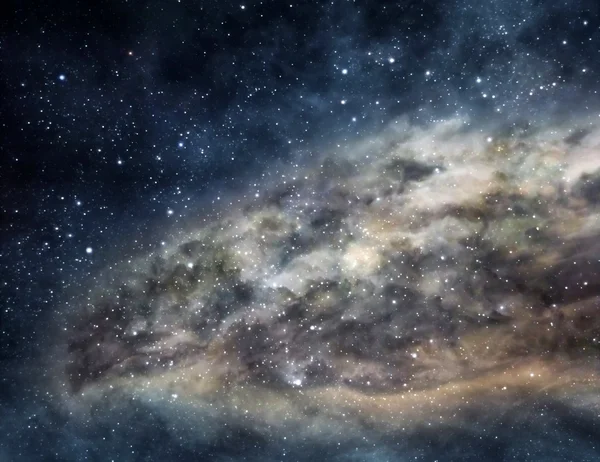 Nebulosa espacial — Fotografia de Stock