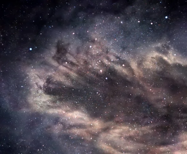 Temná mlhovina v hlubokém vesmíru — Stock fotografie