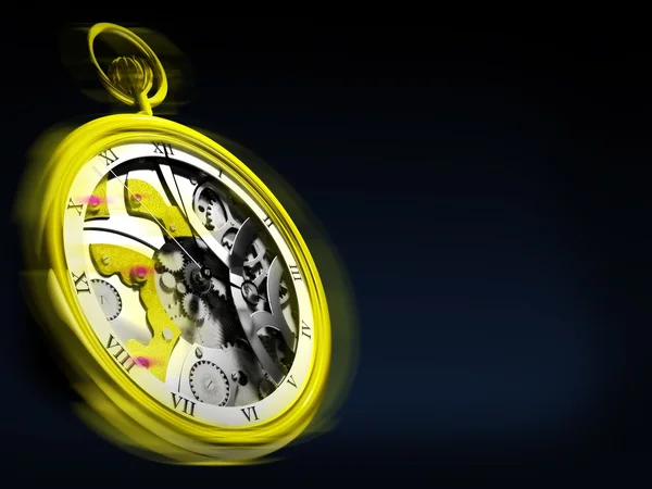 Steampunk kapesní hodinky — Stock fotografie
