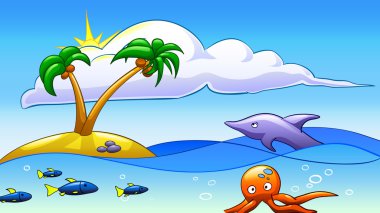 Wonderful tropic clipart