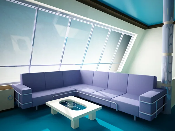 Interior of the penthouse — Stock Photo, Image