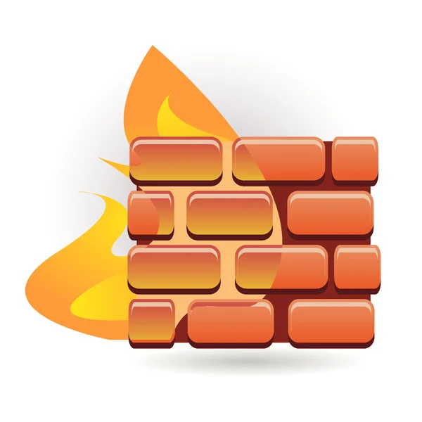 Firewall — Stockvector