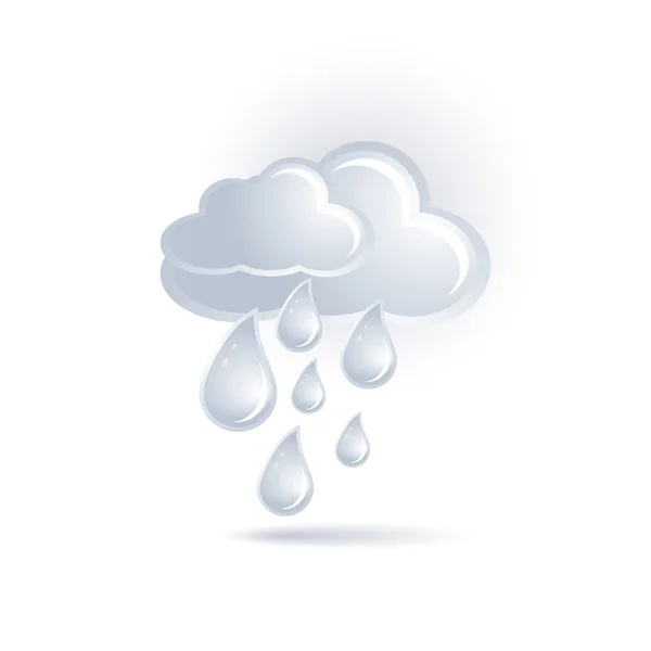 Claud och regn — Stockfoto