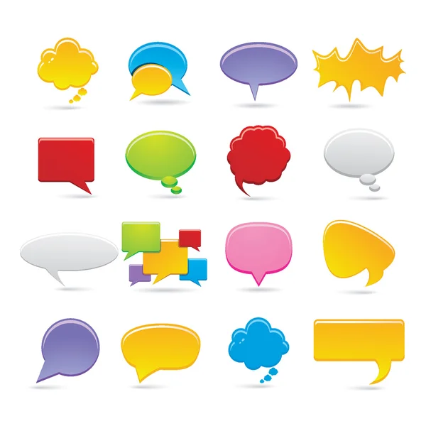 Bubbles icons — Stock Vector