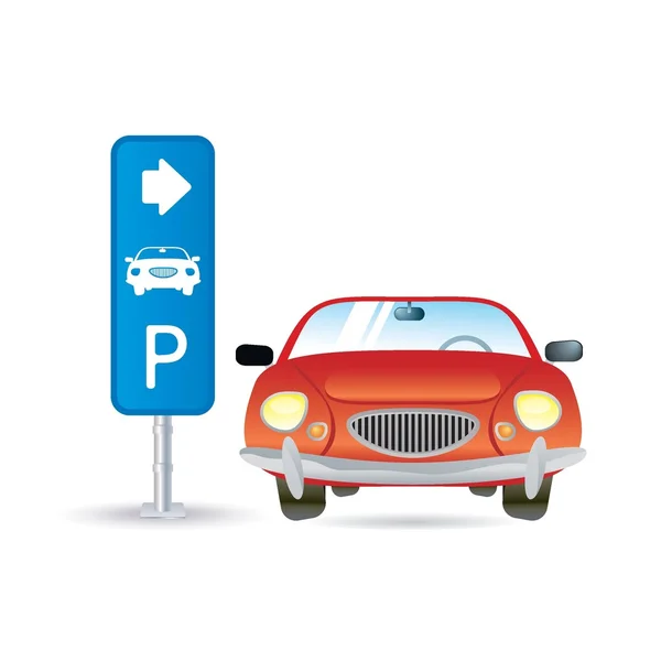 Ikona parkowania — Wektor stockowy