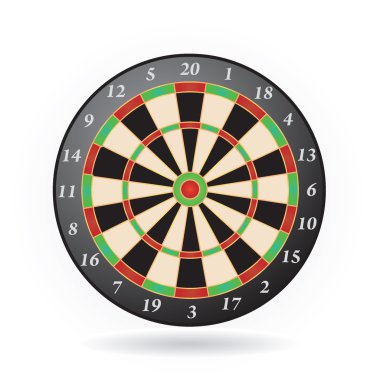 Darts game clipart