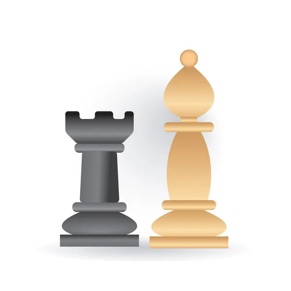 Ícone de xadrez — Vetor de Stock