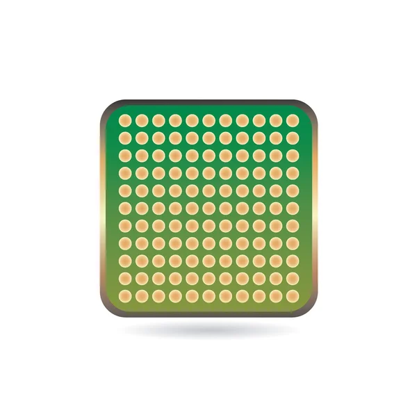 Icono de chip — Archivo Imágenes Vectoriales