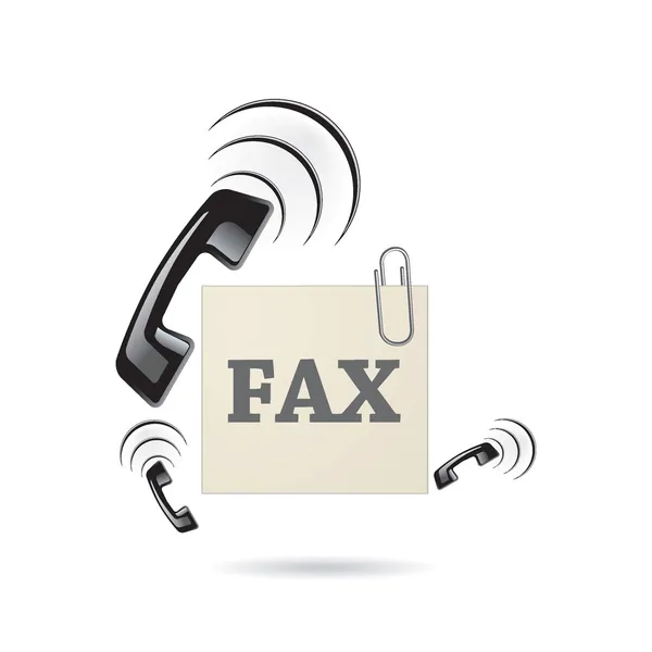 Fax icon — Stock Vector