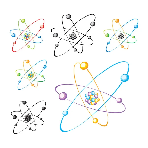 Ensemble de molécules — Image vectorielle