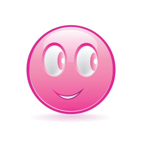 Sorriso rosa —  Vetores de Stock