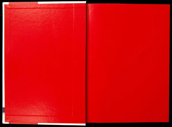 Kırmızı defter — Stok fotoğraf