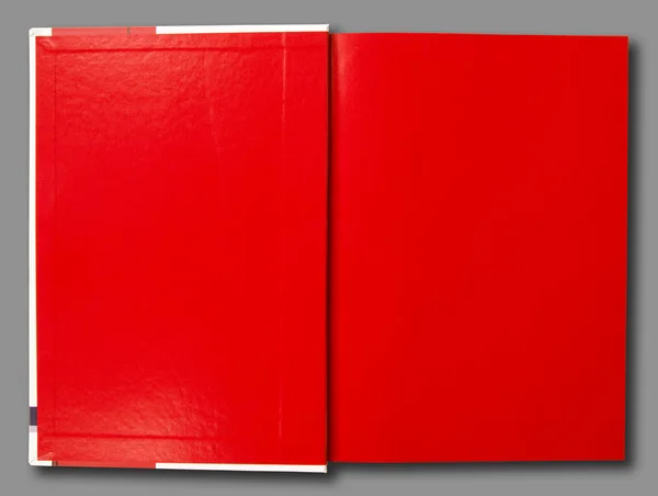 Cuaderno rojo — Foto de Stock