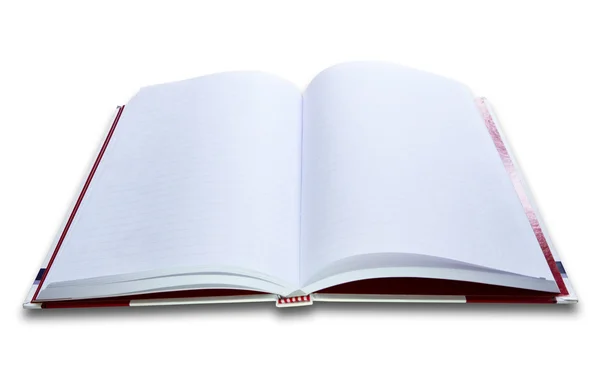 Beyaz notebook — Stok fotoğraf