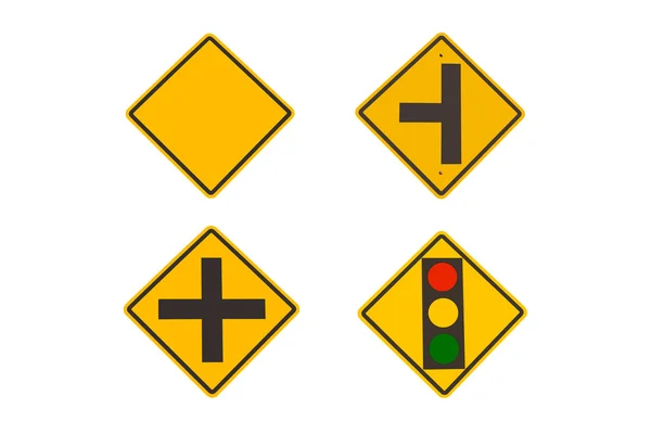 Traffic warning sign — Stock Photo, Image