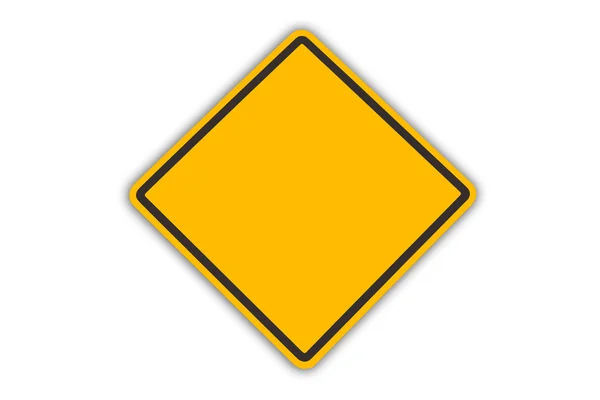 Signo de ortografía amarillo en blanco —  Fotos de Stock