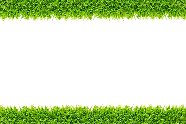 Gras frame geïsoleerd — Stockfoto