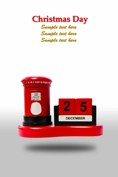 Juldagen kalender — Stockfoto