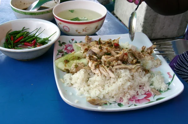 Ulic thajské potravin — Stock fotografie