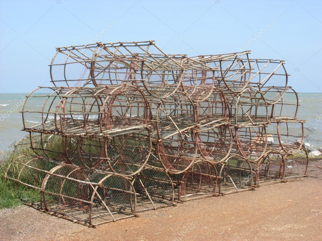 Crustacean fishing traps Stock Photo by ©Chasmac 4259354