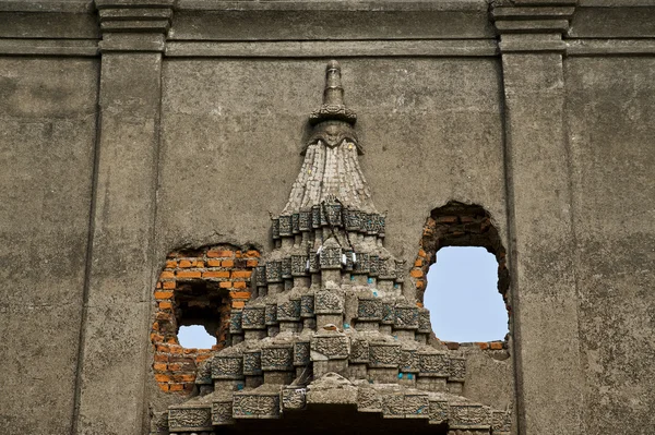 Parede velha de templo — Fotografia de Stock
