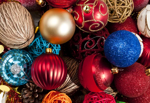 Decorações de bola de Natal — Fotografia de Stock