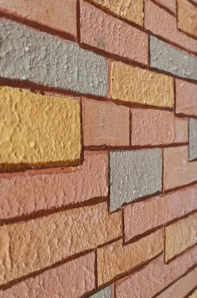 Drawing brick on wall background — Stock Photo, Image