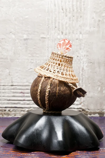 Thai Spa Weave Hat Decoration — Stock Photo, Image