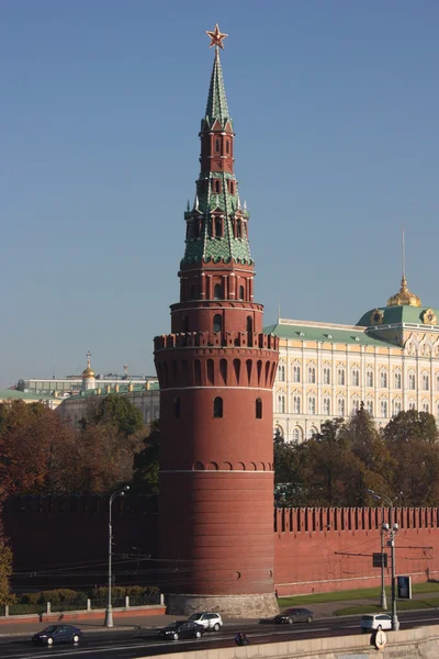 Москва. Кремль. beklemishevskaya вежа. — стокове фото