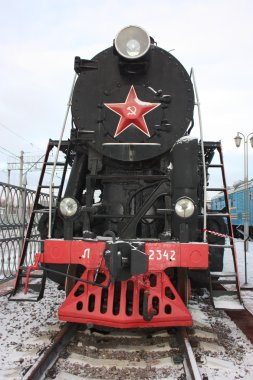 eski lokomotif. model l-2342. 1954 yılında yapılmış.