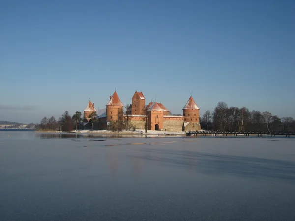 Κάστρο Trakai Στη Λιθουανία — Φωτογραφία Αρχείου