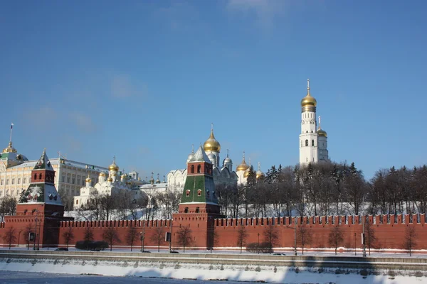Panorama van het kremlin van Moskou. — Stockfoto