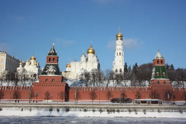 俄罗斯 莫斯科克里姆林宫的全景 — 图库照片