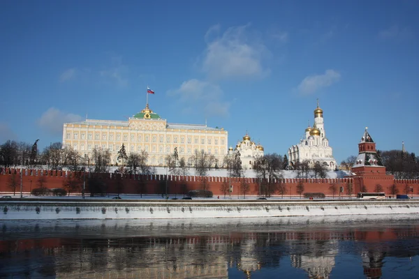 Russia Panorama Del Cremlino Mosca — Foto Stock