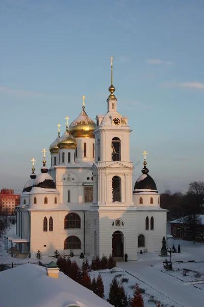 Rosja Katedra Uspenski Kremla Dmitrov Region Moskwa Wieku — Zdjęcie stockowe