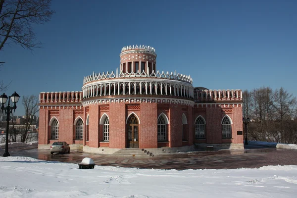 Moscow. Museum - reserve “Tsaritsyno”. Third Kavalerskiy housing. — Stock Photo, Image