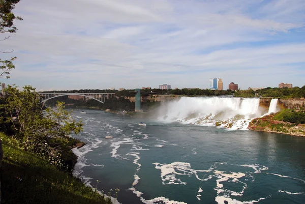 Amerikanska Niagarafallen Stockbild
