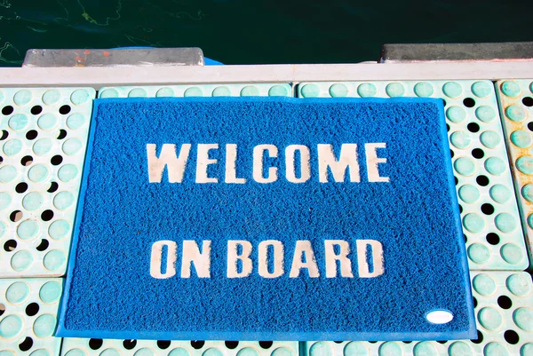 Welcome on board Stock Picture